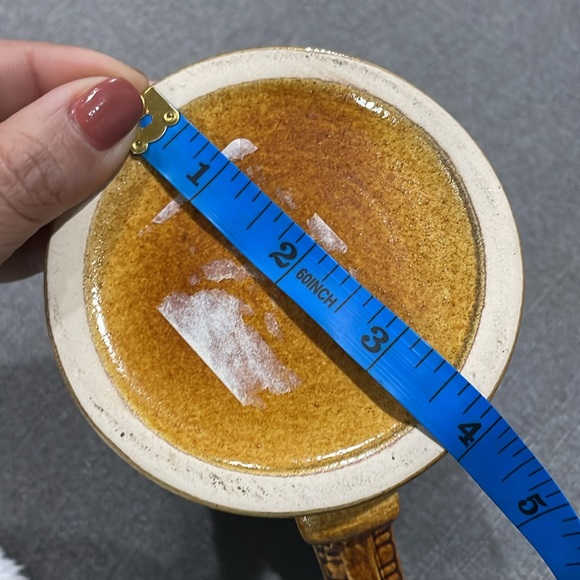 Vintage Beer Stein with Pewter Lid and Scene People drinking and dancing - Picture 15 of 15